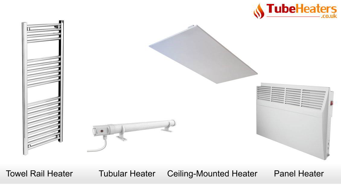 TubeHeaters types of electric bathroom heaters